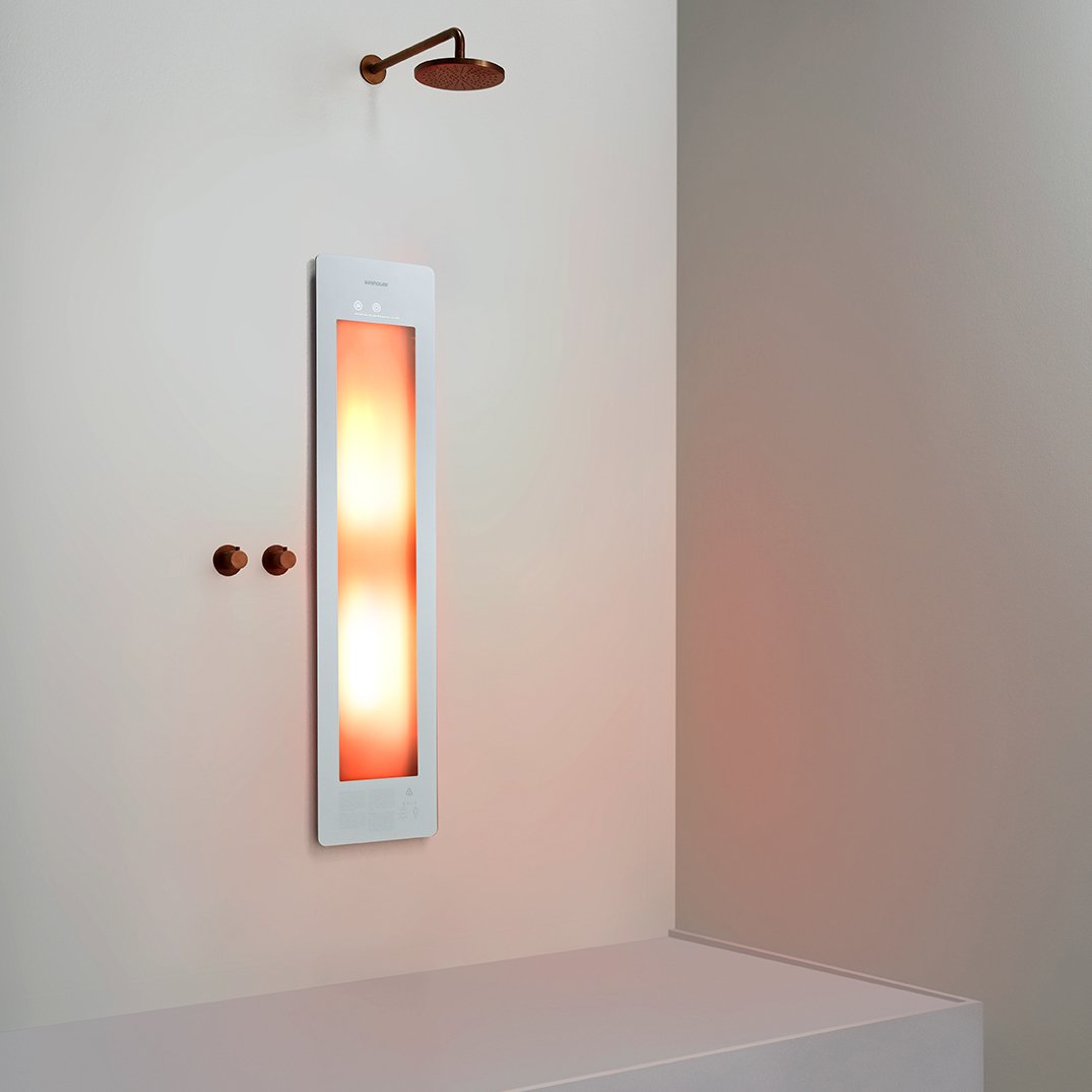 Sunshower Plus M Infrarood en UV Inbouw white