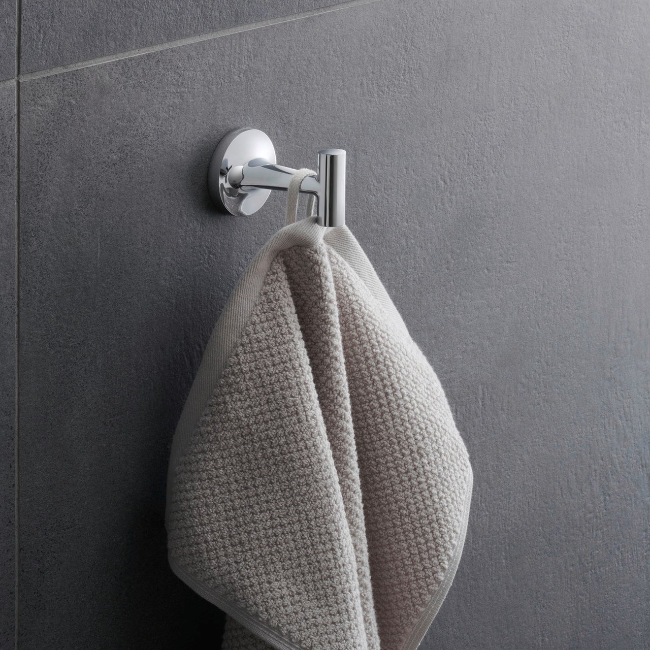 Duravit Starck T Handtuchhaken Chrom glänzend