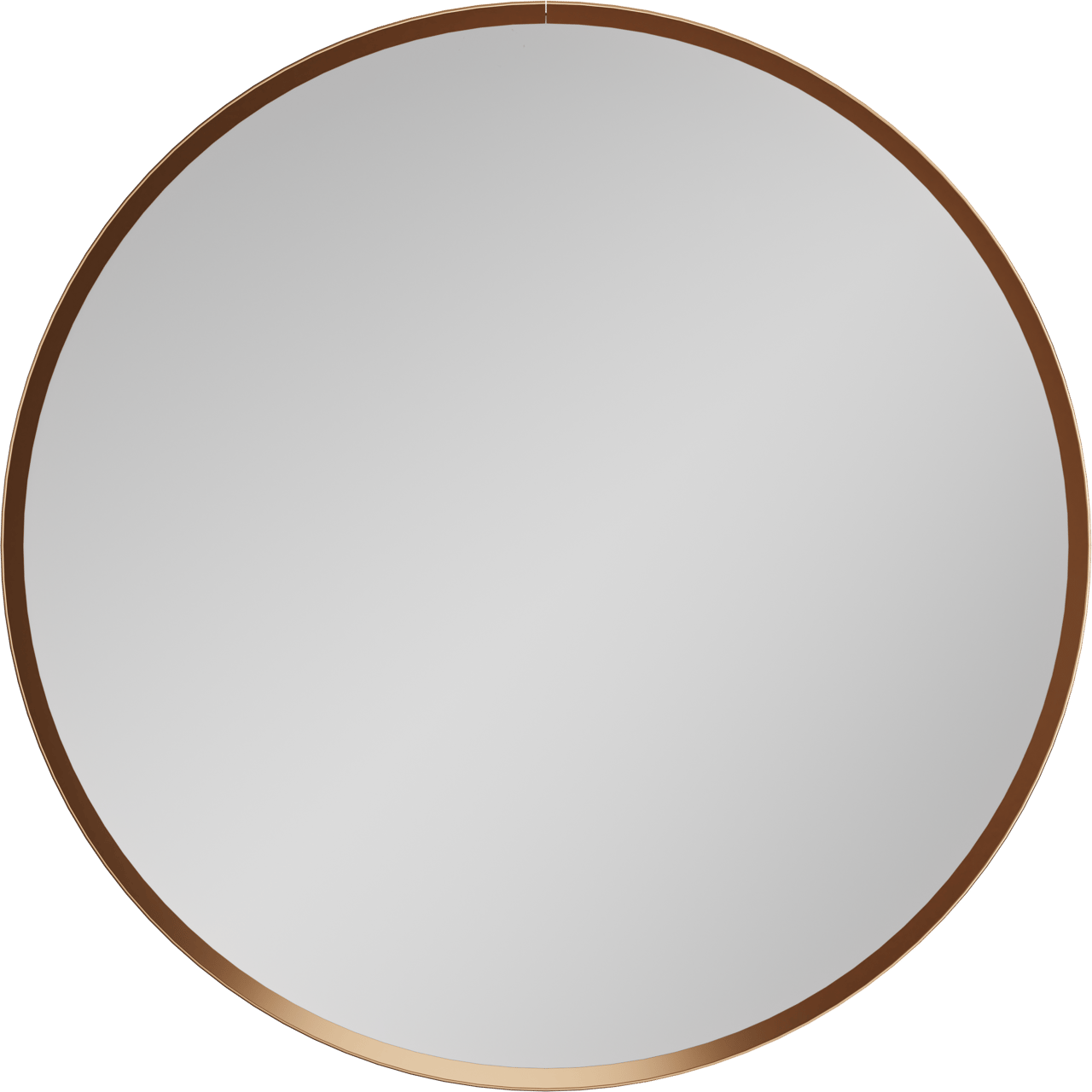 Balmani Auro Gäste-WC Spiegel: Rund, Brushed Rosegold, Ø 45 cm