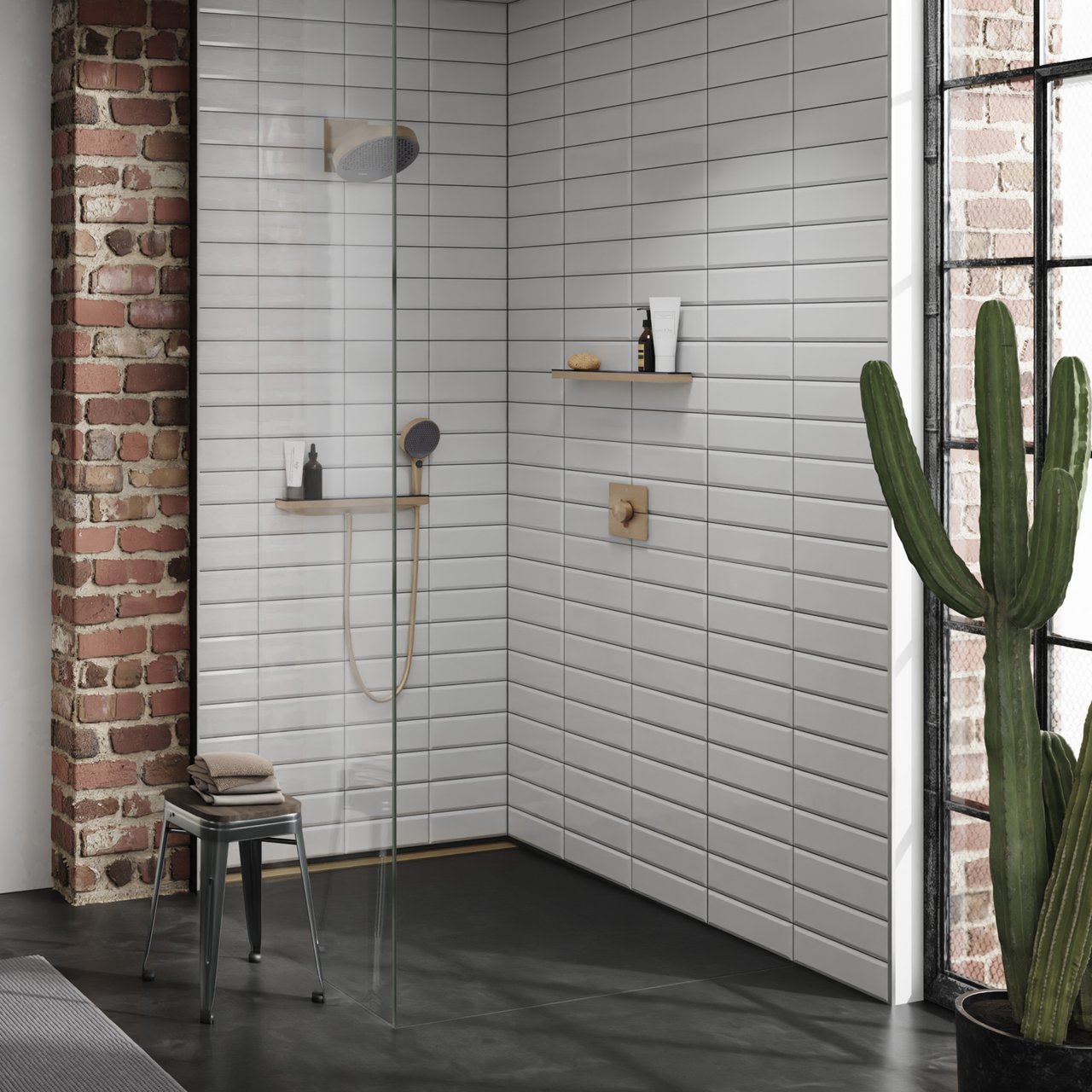 Hansgrohe Designflex Doucheslang 160 cm textiel Brushed Bronze