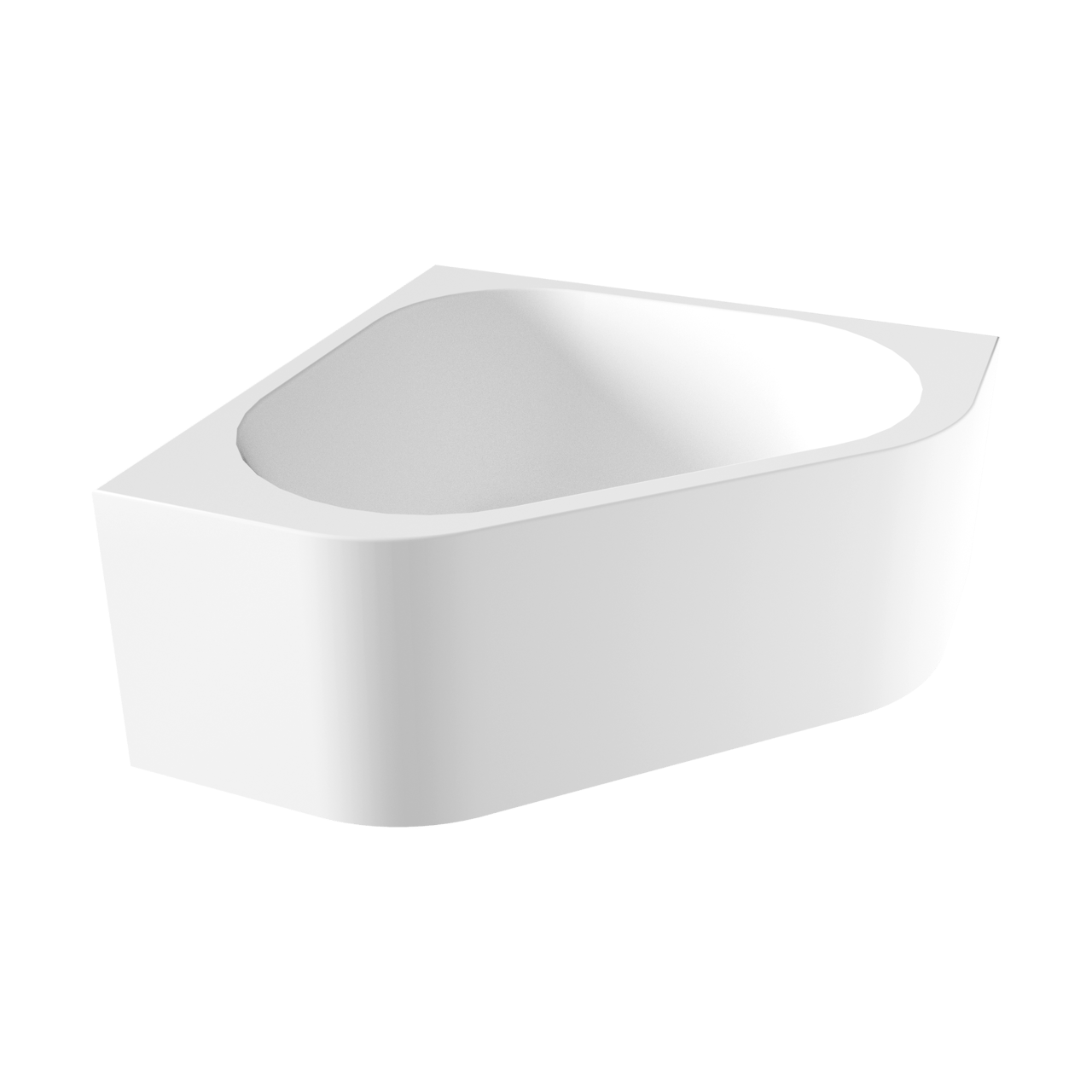 Luca Varess Idol 2-Personen-Eckbadewanne: links oder rechts, 135 x 135 cm, Acryl, Weiß matt