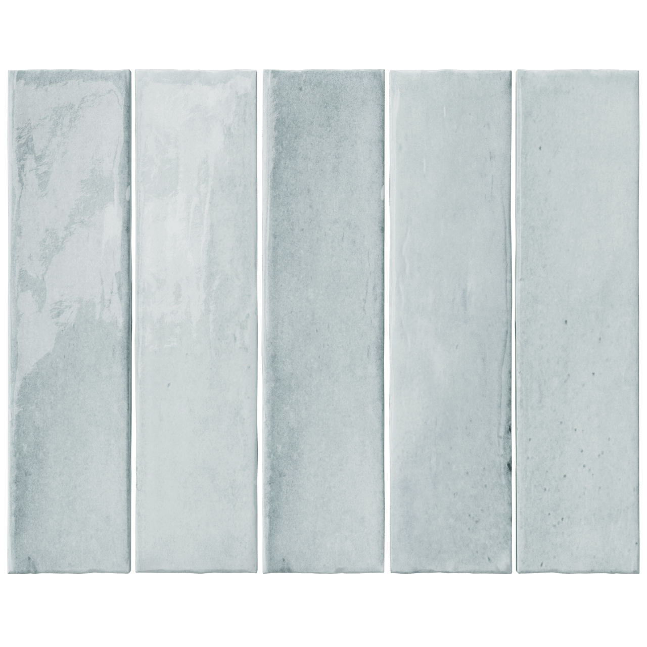 Carruzo Costa keramische Wandfliesen 34 Stück, 6x24,6cm Aqua
