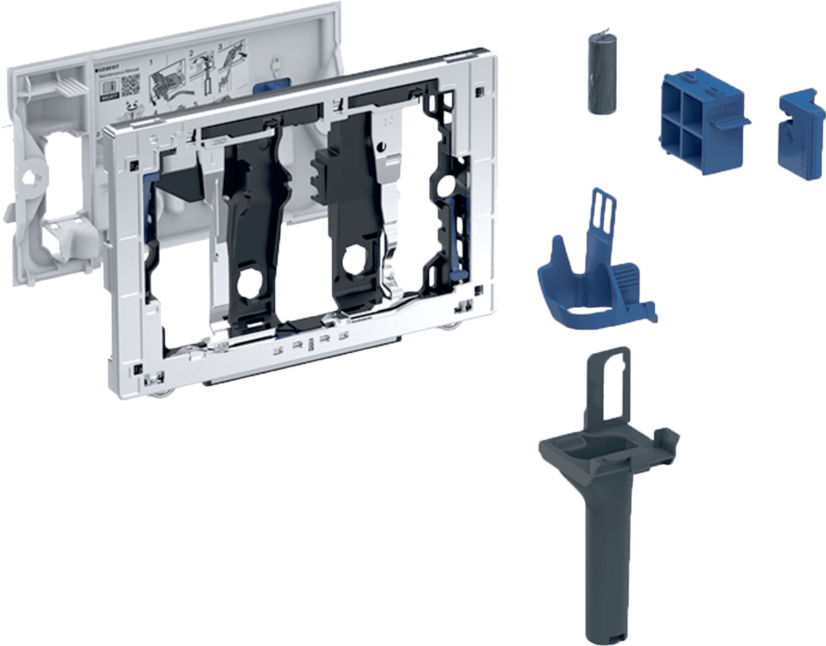 Geberit toiletstickhouder voor Geberit Duofix UP720 inbouwreservoir