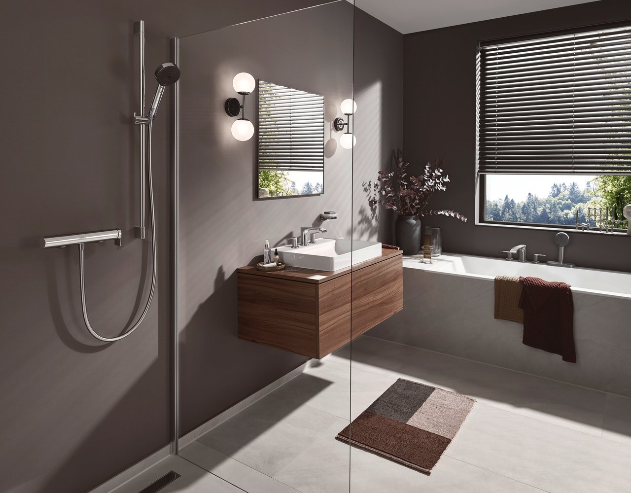 Hansgrohe Vivenis sBox mengkraan badkraan Glanzend Chroom