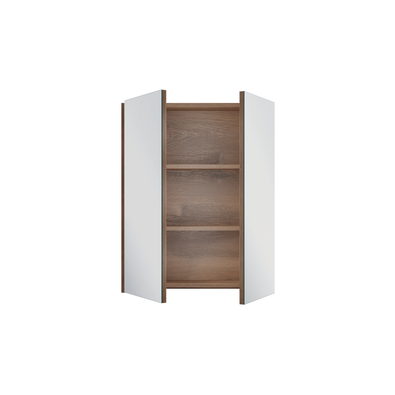 Linie Montro spiegelkast 60 x 75 cm bruin eiken
