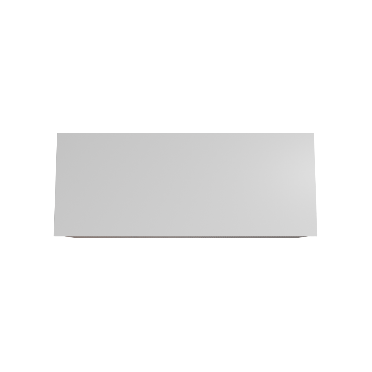 Storke Ribs zwevend badmeubel 130 x 52 cm notenhout met Tavola enkel of dubbel wastafelblad in solid surface mat wit, Verticale symmetrische rechte ribbel