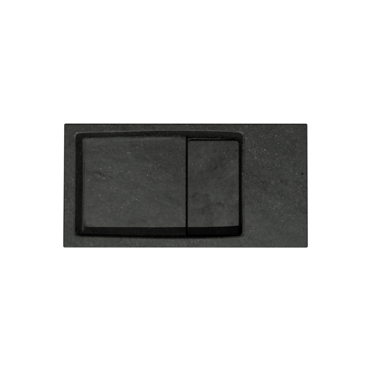 Balmani Mood lave-mains 36 x 18 cm granite aiguisé