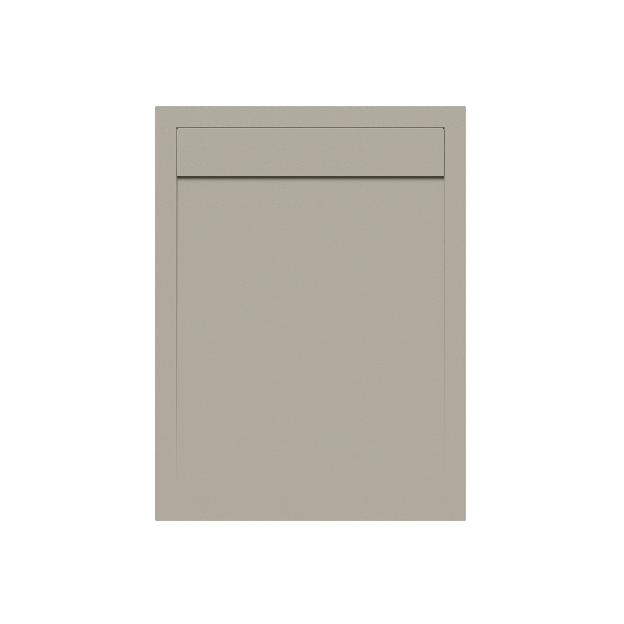 Luca Varess Dandy receveur de douche 120 x 90 cm marbre composite Soie grise mat structure rock