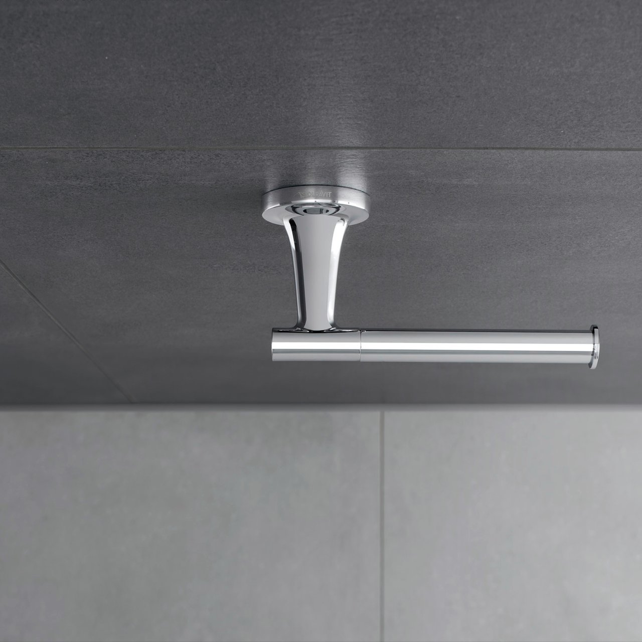 Duravit Starck T Reserve-Toilettenpapierhalter Chrom glänzend