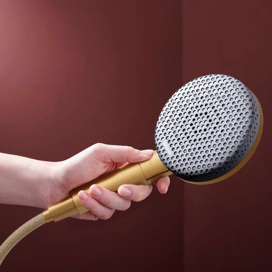 Hansgrohe Raindance Alive Select S 125 douchette 3 fonctions de jet Brushed Bronze
