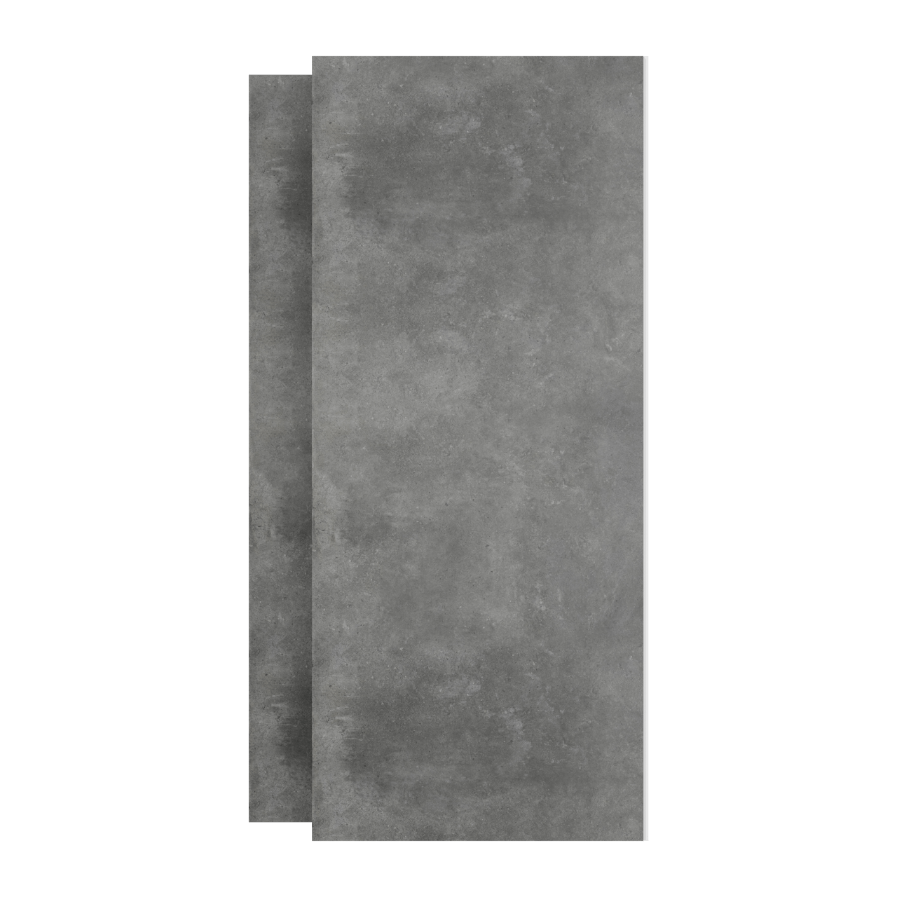 Linie Fresco Duschrückwand Set 2 x 90x210 cm, SPC, River Grey