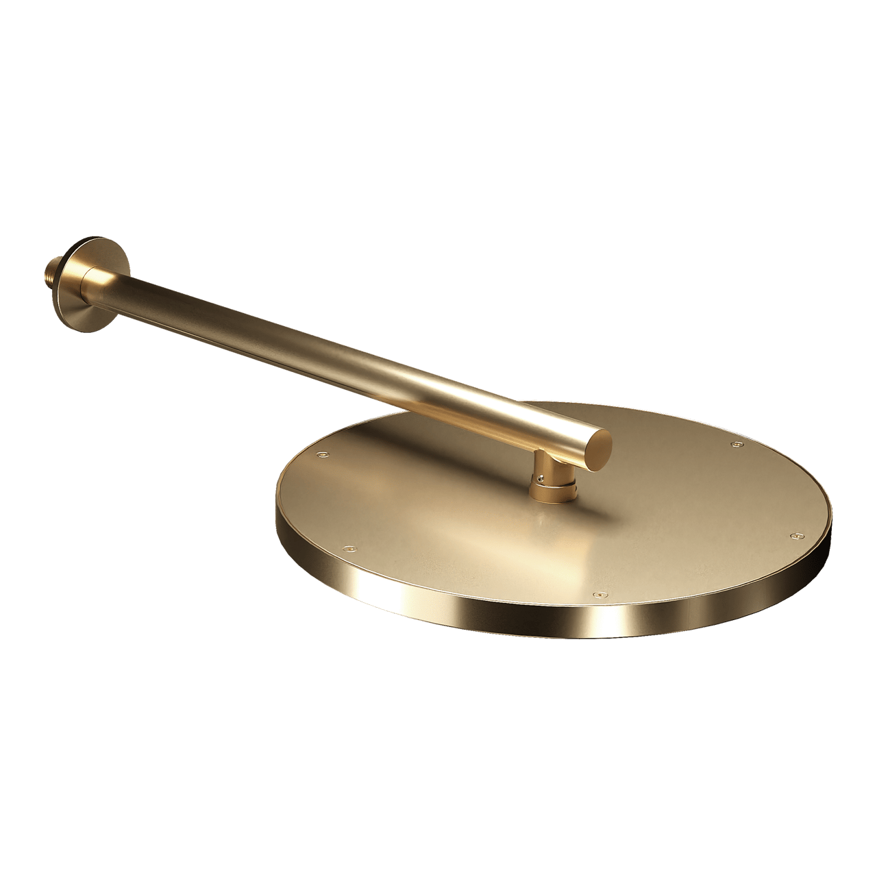 Blaufoss Nola 300 Tête de douche rond 30 cm avec support mural brushed champagne gold