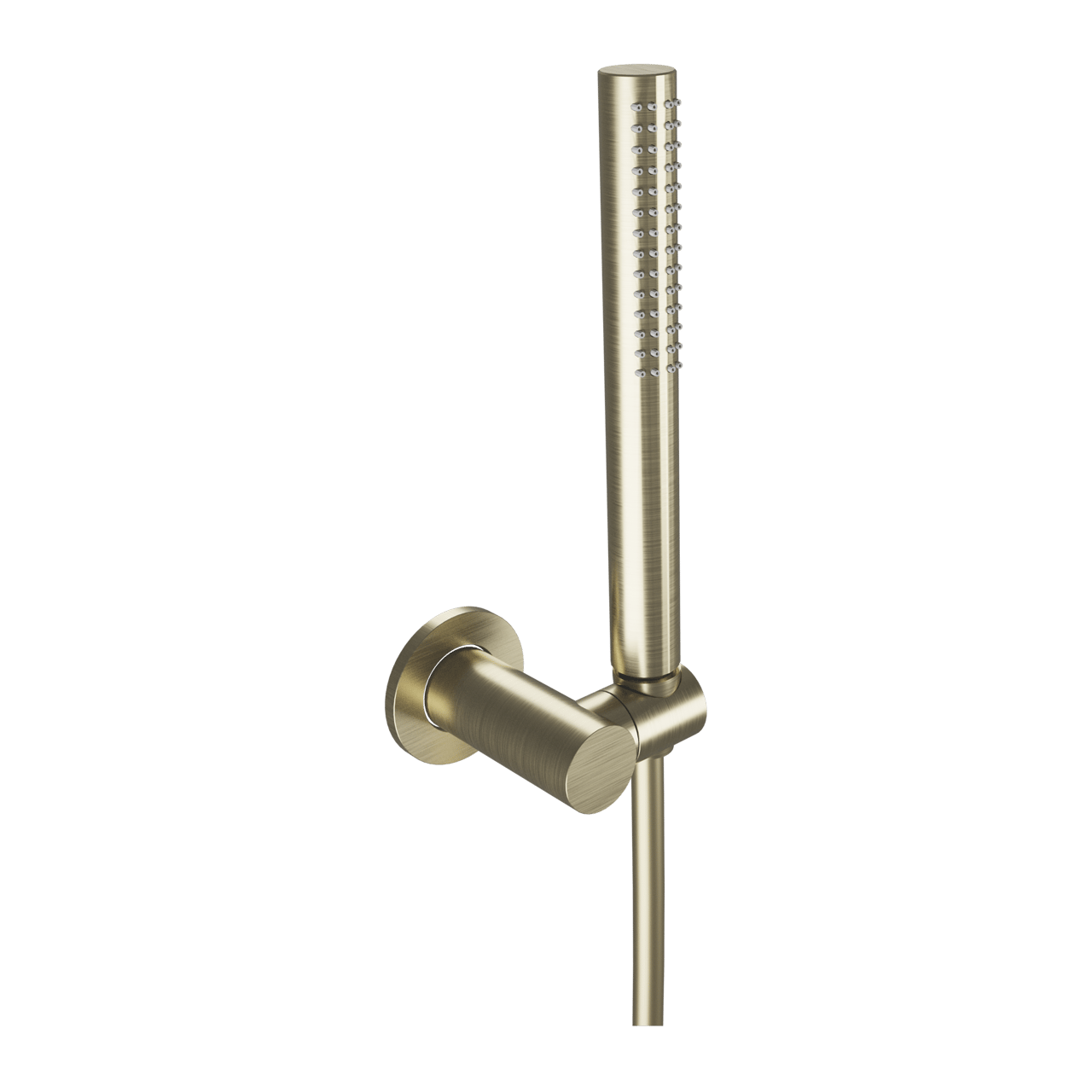 Blaufoss Round douchette 1 fonction de jet Brushed Champagne Gold