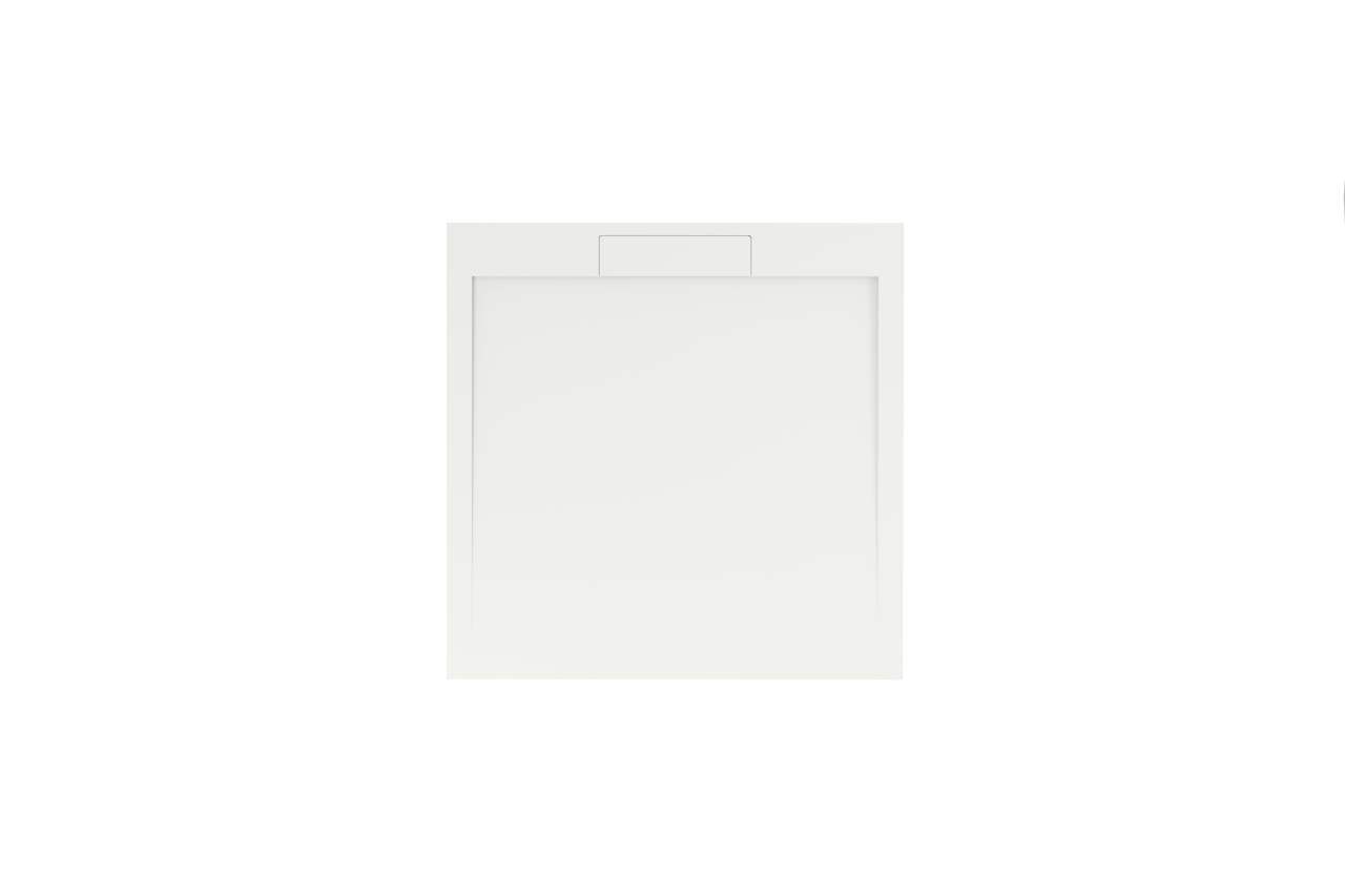 Balmani Andes Duschwanne: 90 x 90 cm, Solid Surface, Weiß matt