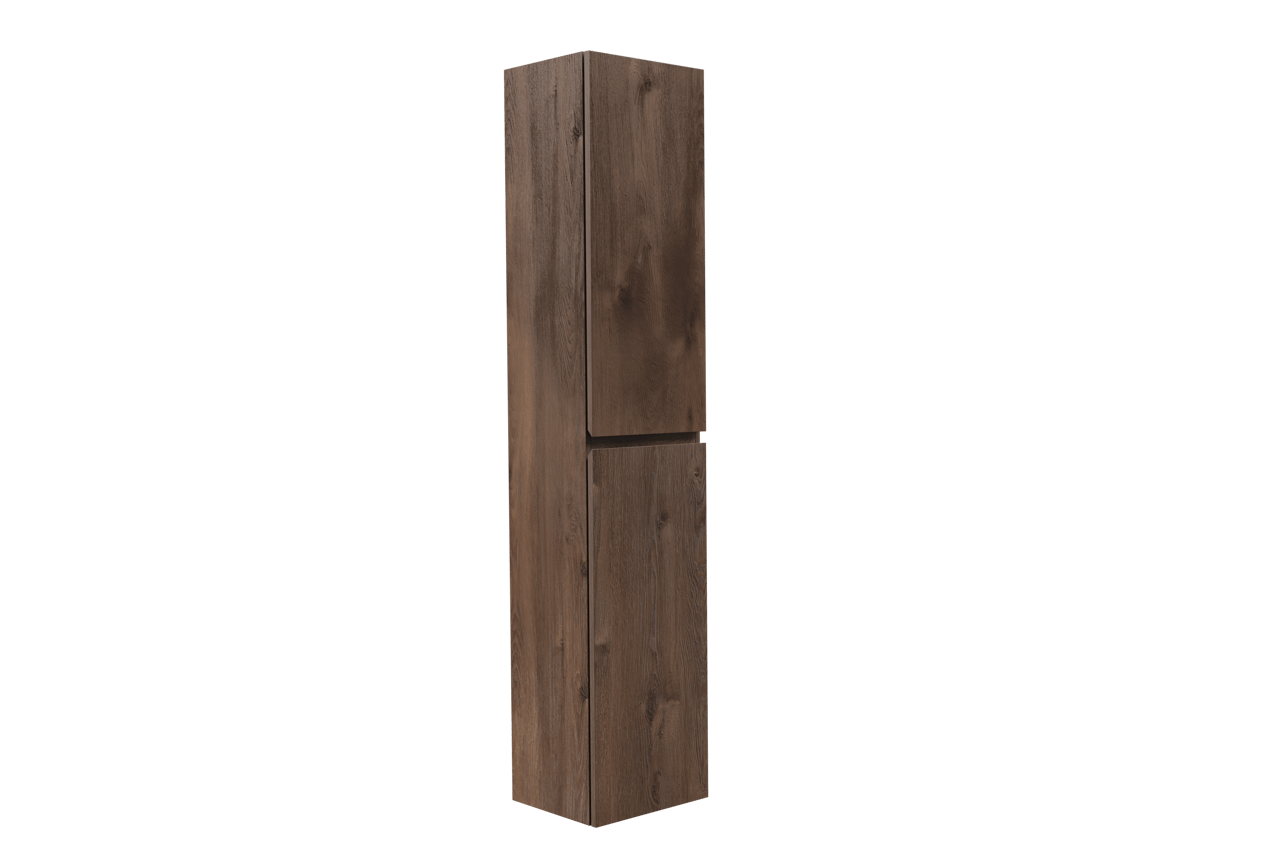 Linie Lado hängender Hochschrank braune eiche 35 x 30 x 170 cm