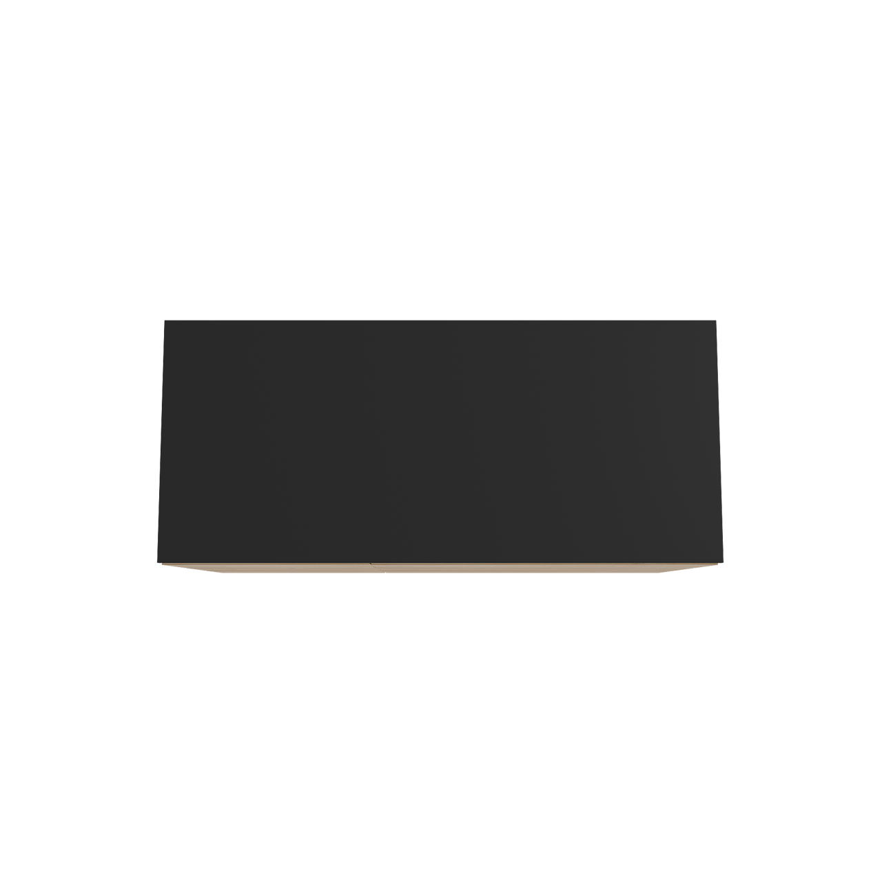 Storke Edge freistehendes Möbelstück Set: 120 x 52 cm, Rohe Eiche, mit Panton Einzel- oder Doppel Waschtischplatte, Pulverbeschichtetes MDF Schwarz matt