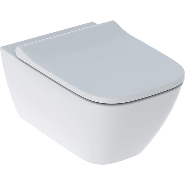 Geberit Smyle Square hangtoilet wit randloos
