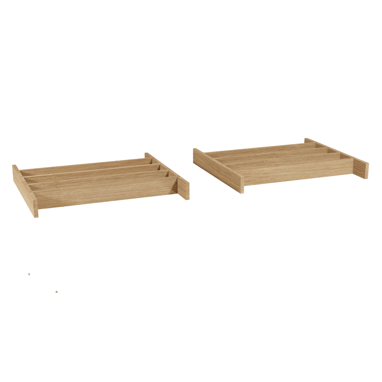Balmani Legno séparateur de tiroir chêne vieilli 120 cm