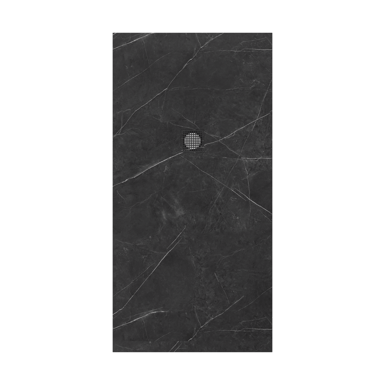 Luca Varess Suite Duschwanne 180 x 90 cm Marmorkomposit Marble Dark 
