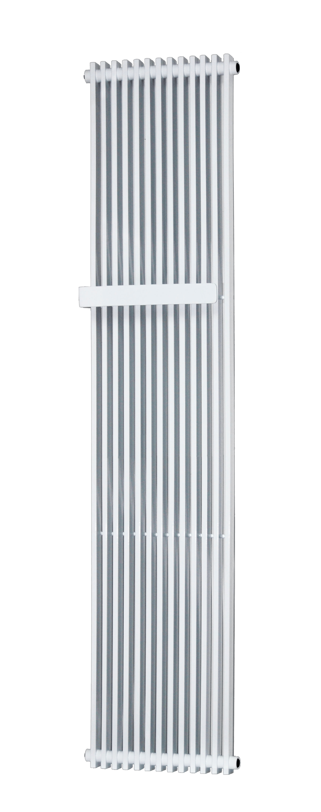 Vipera Corrason enkele badkamerradiator 40 x 180 cm centrale verwarming hoogglans wit zijaansluiting 1.339W