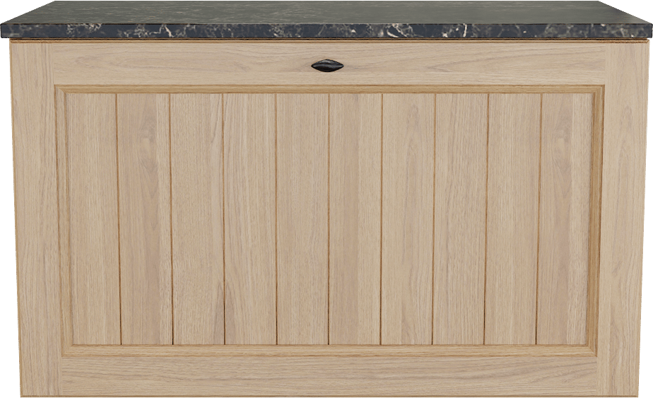 Balmani Lemon meuble salle de bains suspendu 90 x 55 cm, plaqué chêne naturel avec Stretto tablette simple en dark emperador