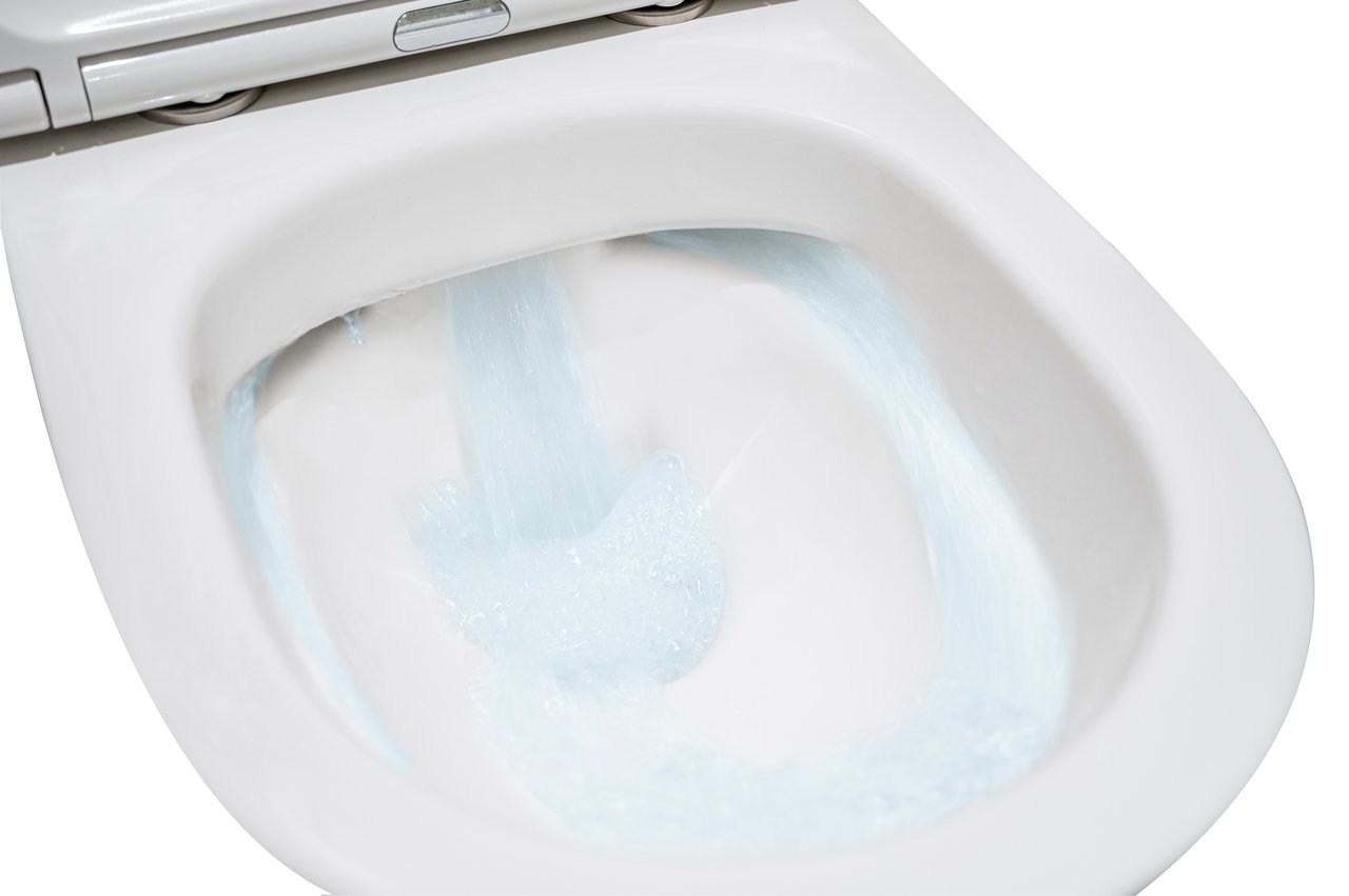 Luca Varess Spirello hangtoilet mat wit randloos