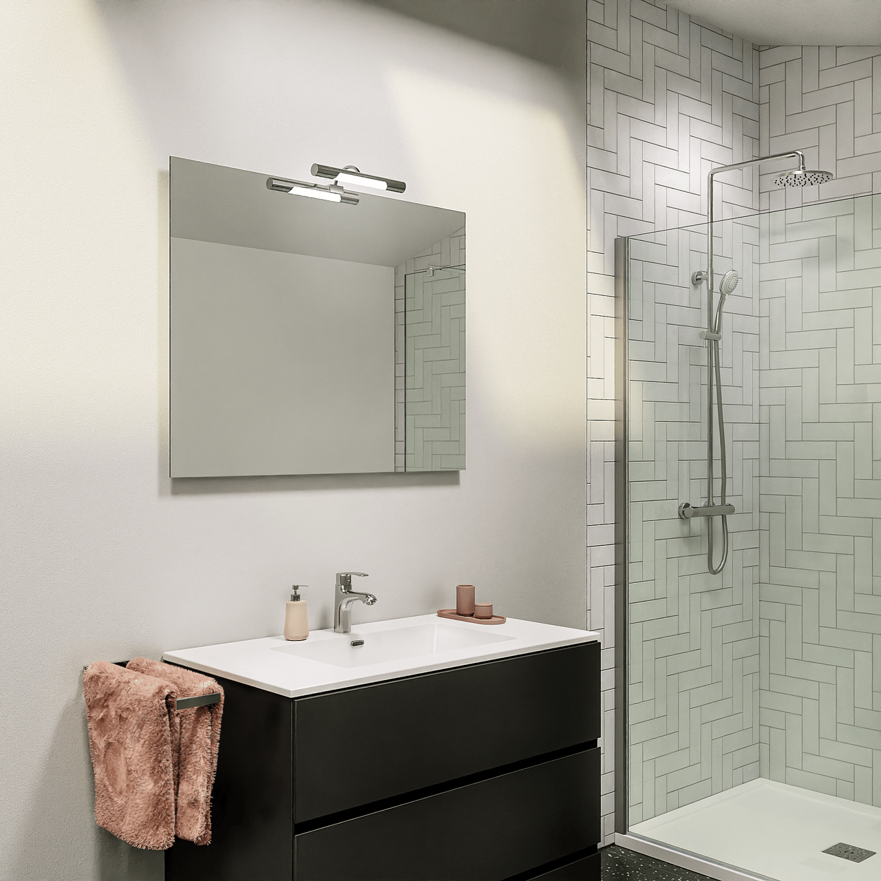 Storke Soto miroir rectangulaire 95 x 75 cm