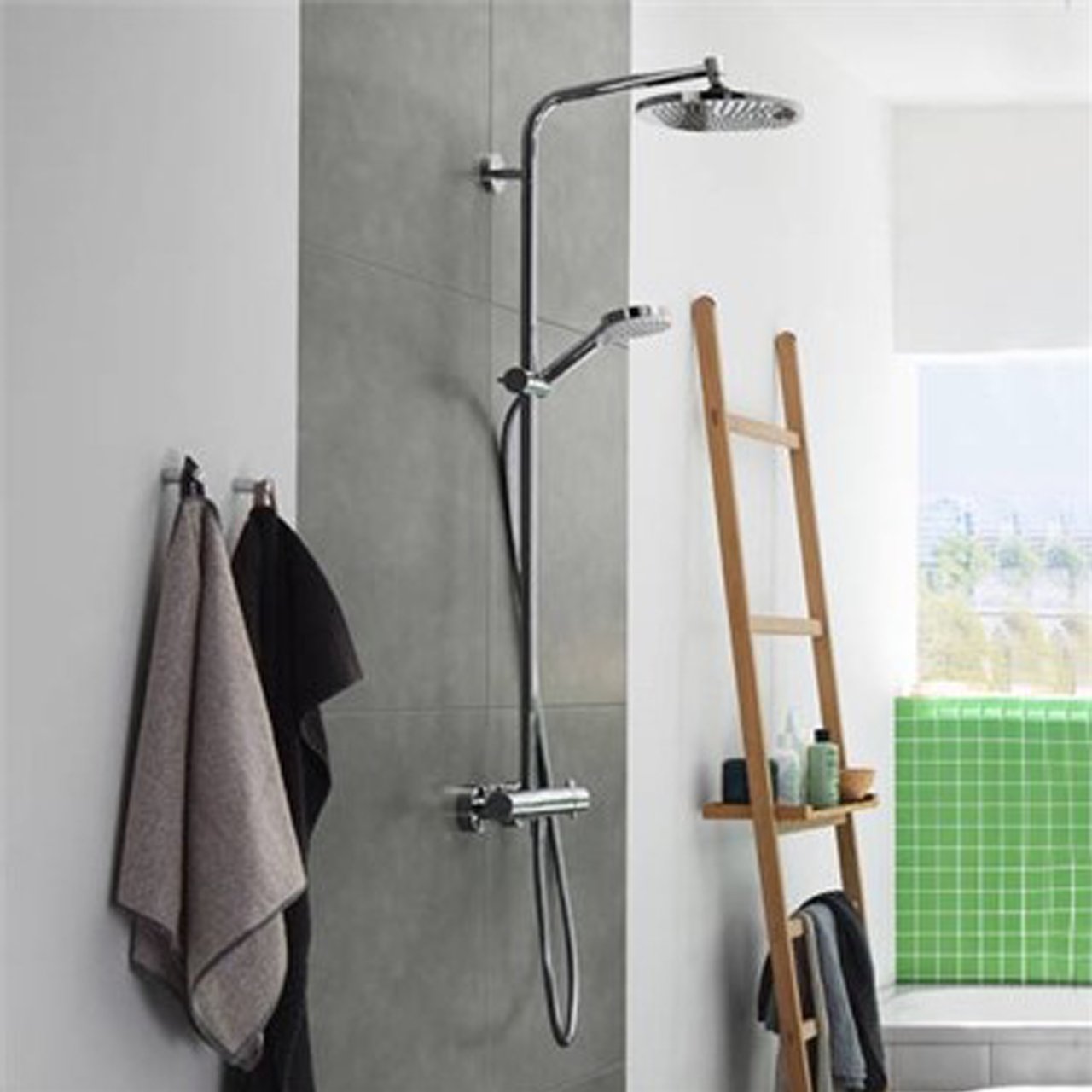 Hansgrohe Crometta S240 Duschsystem: Chrom Glänzend