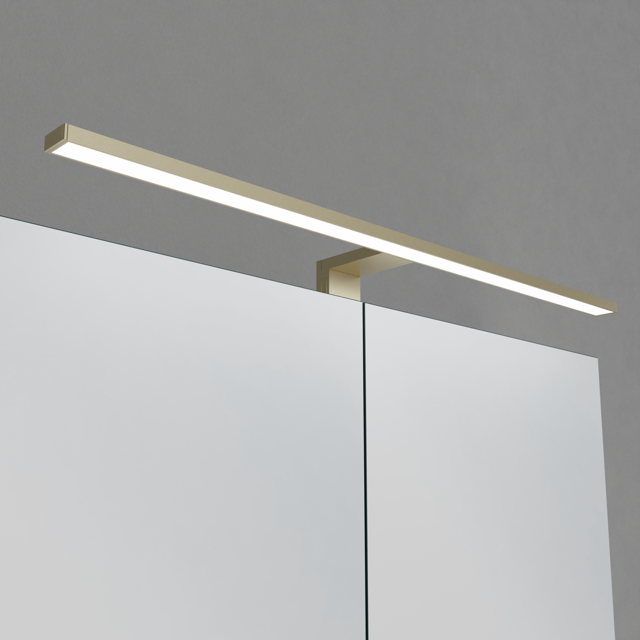 Luca Varess Cubico LED verlichting 65 cm Brushed Champagne Gold