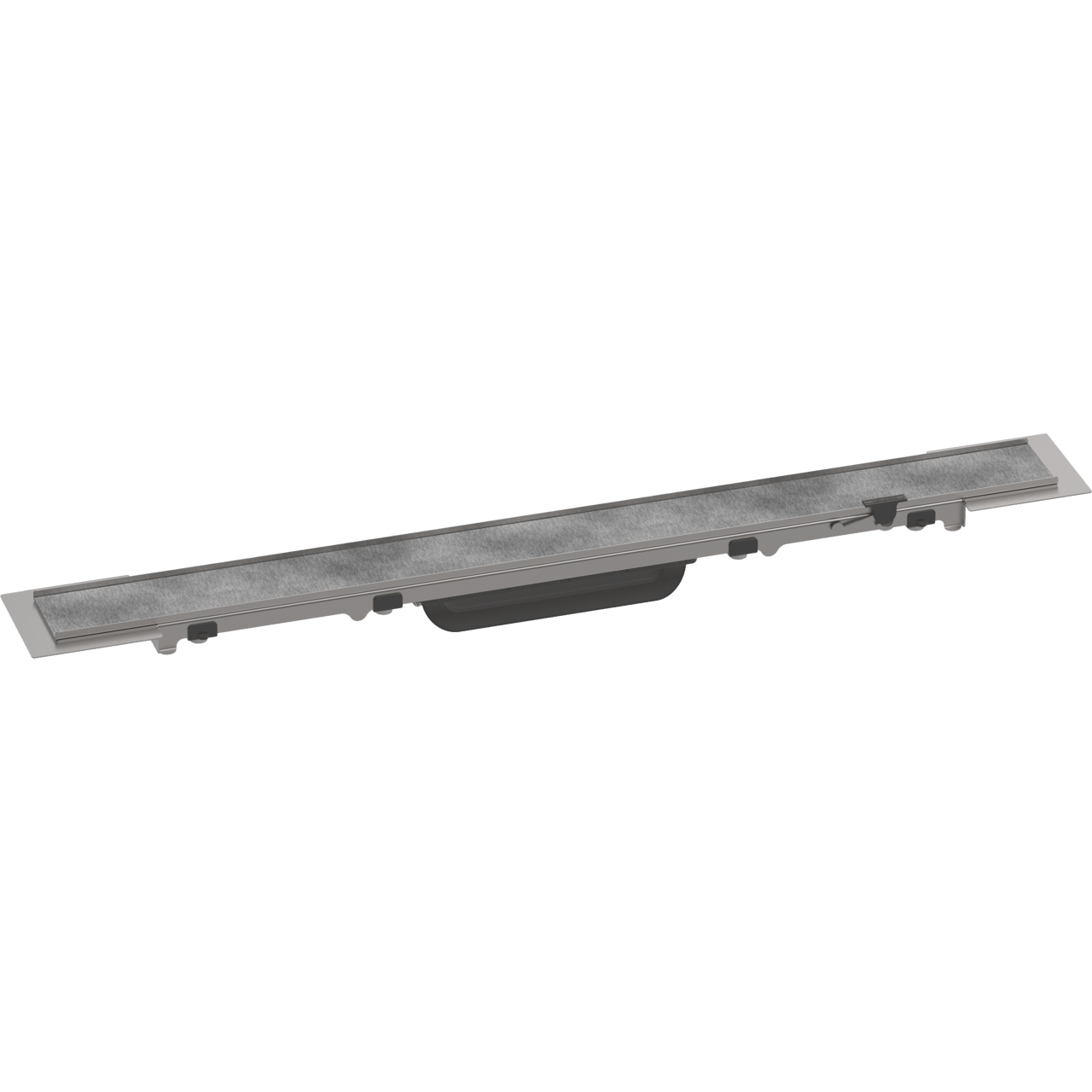 Hansgrohe RainDrain Rock Fertigset Duschrinne kürzbar 60cm Fliesenrost RSV Look