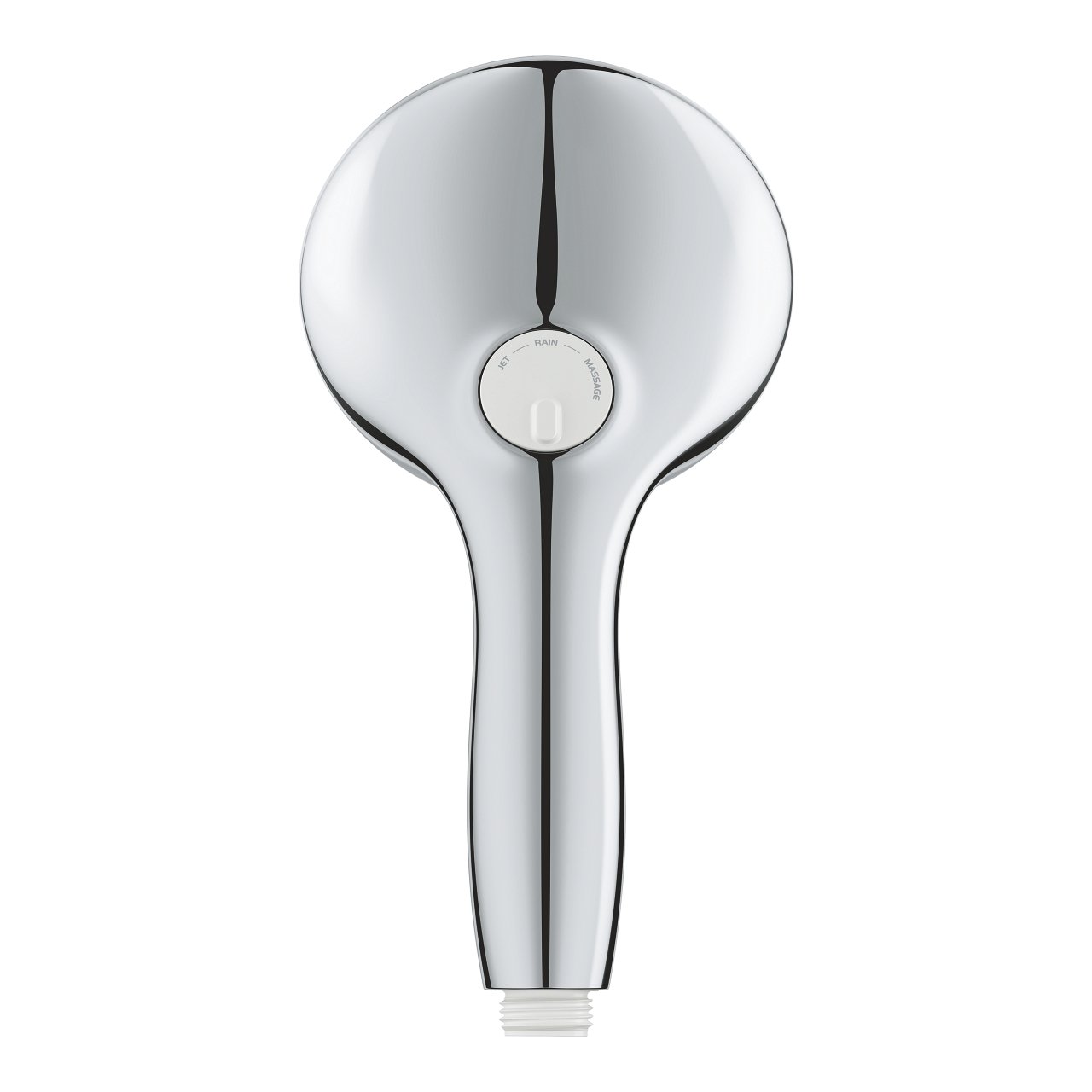 Grohe Tempesta 110 Handbrause: 3jet, Chrom und Weiß Glänzend