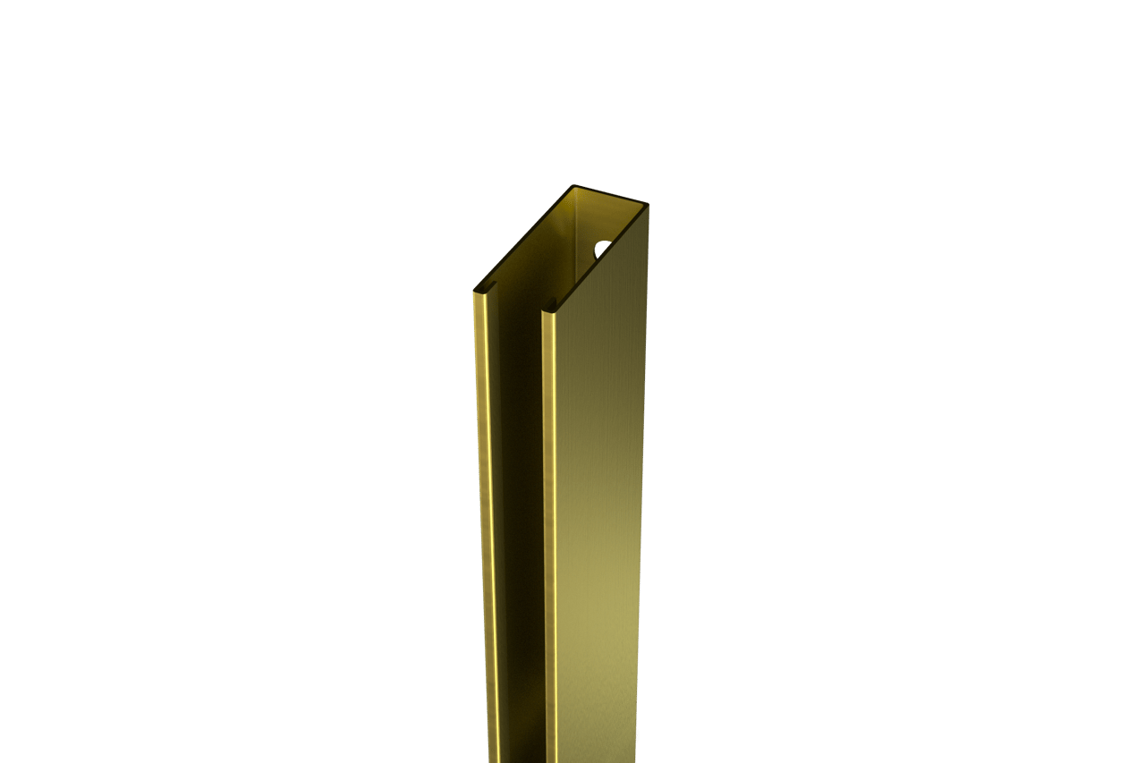 Balmani Modular muurprofiel 3x200cm Brushed Gold