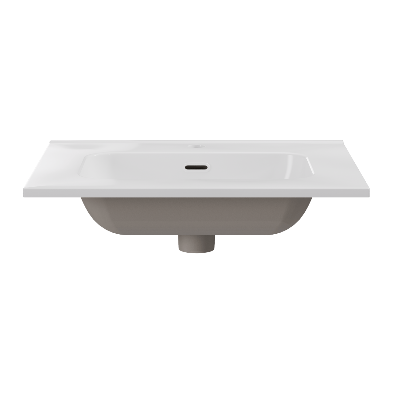 Balmani Nostra lavabo simple porcelaine Blanc Brillant 60 x 46 cm