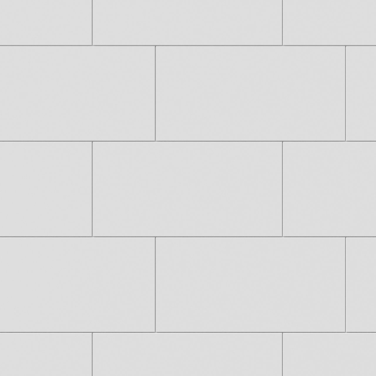 Linie Nord keramische wandtegels 9 stuks 30x60cm Mat wit