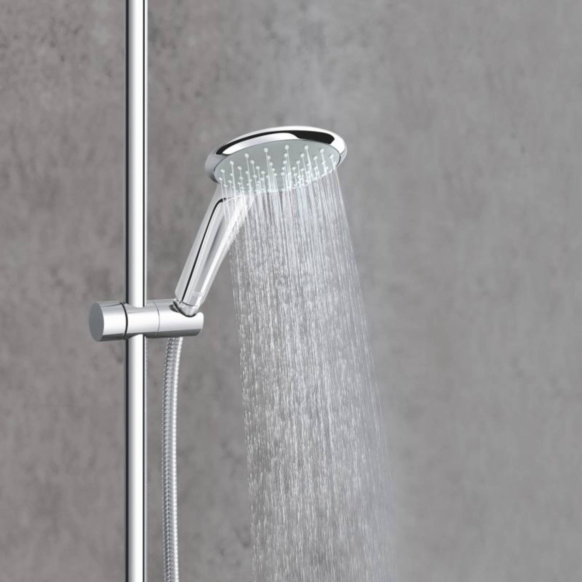 Grohe Euphoria System 260 colonne de douche de pluie mitigeur thermostatique chrome brillant