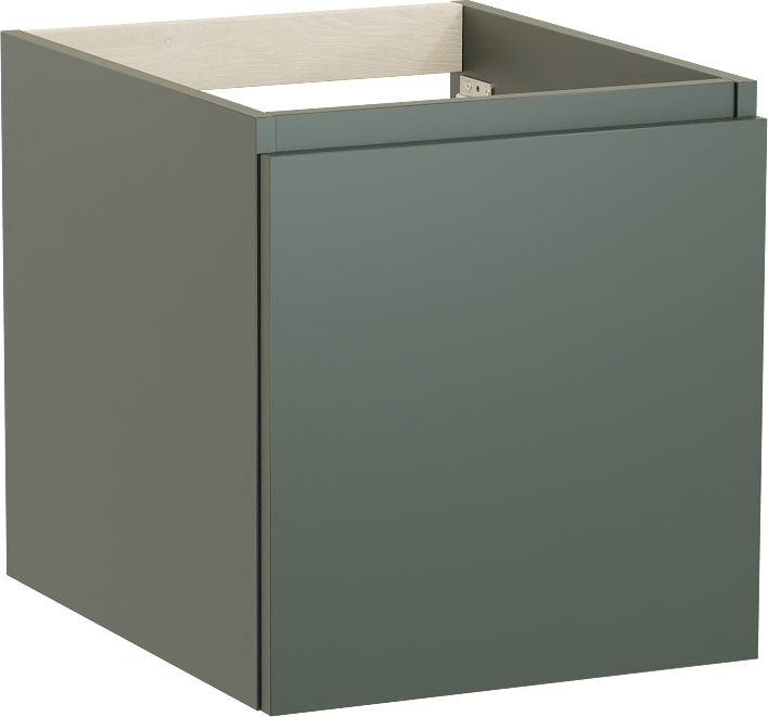 Balmani Sfera by Lucida meuble sous-lavabo suspendu 45 x 55 cm Forest 2 tiroirs