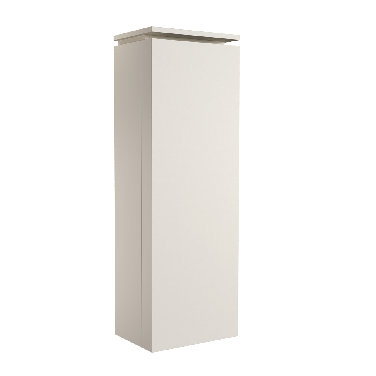 Balmani Eclips zwevende kolomkast links Sandbeige 44 x 32 x 130 cm