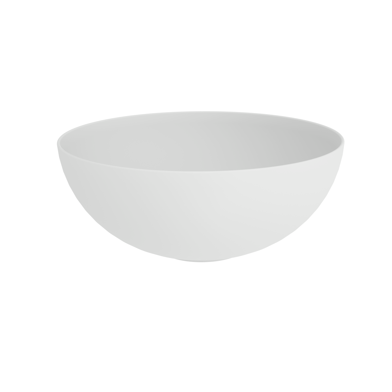 Luca Varess Supra vasque à poser porcelaine blanc mat rond Ø 36 cm