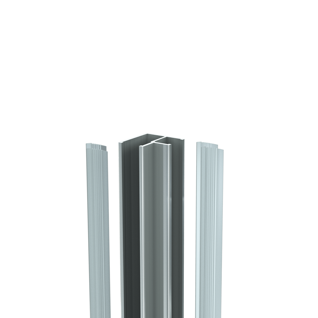 Balmani Modular profilé d'angle 200 cm chrome