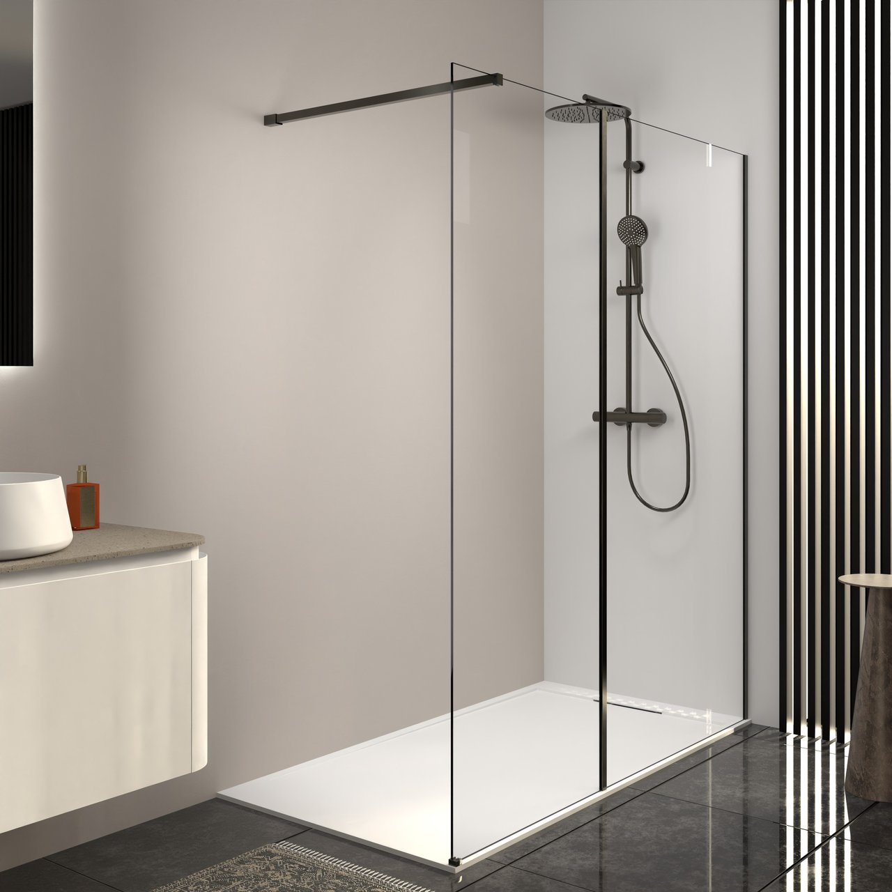 Balmani Modular H-Profil 200 cm Brushed GunMetal