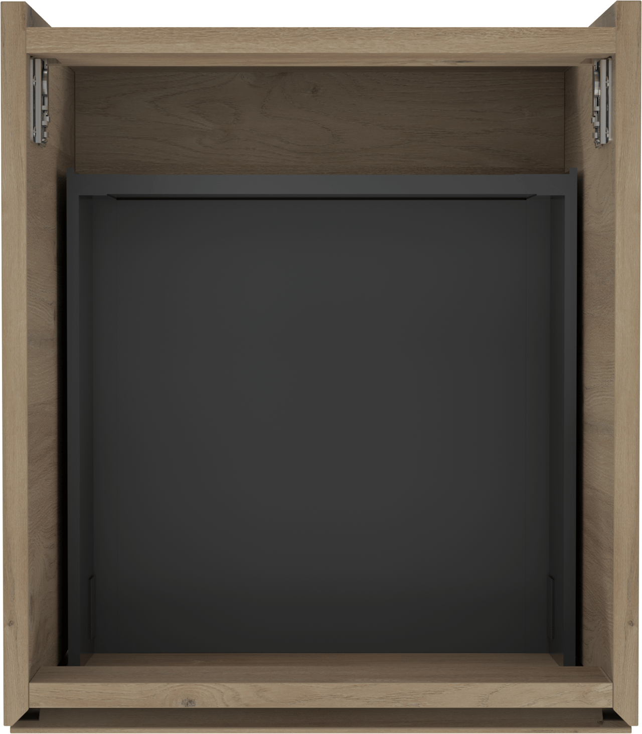 Storke Edge zwevende wastafelonderkast 45 x 52 cm ruwe eik 1 lade