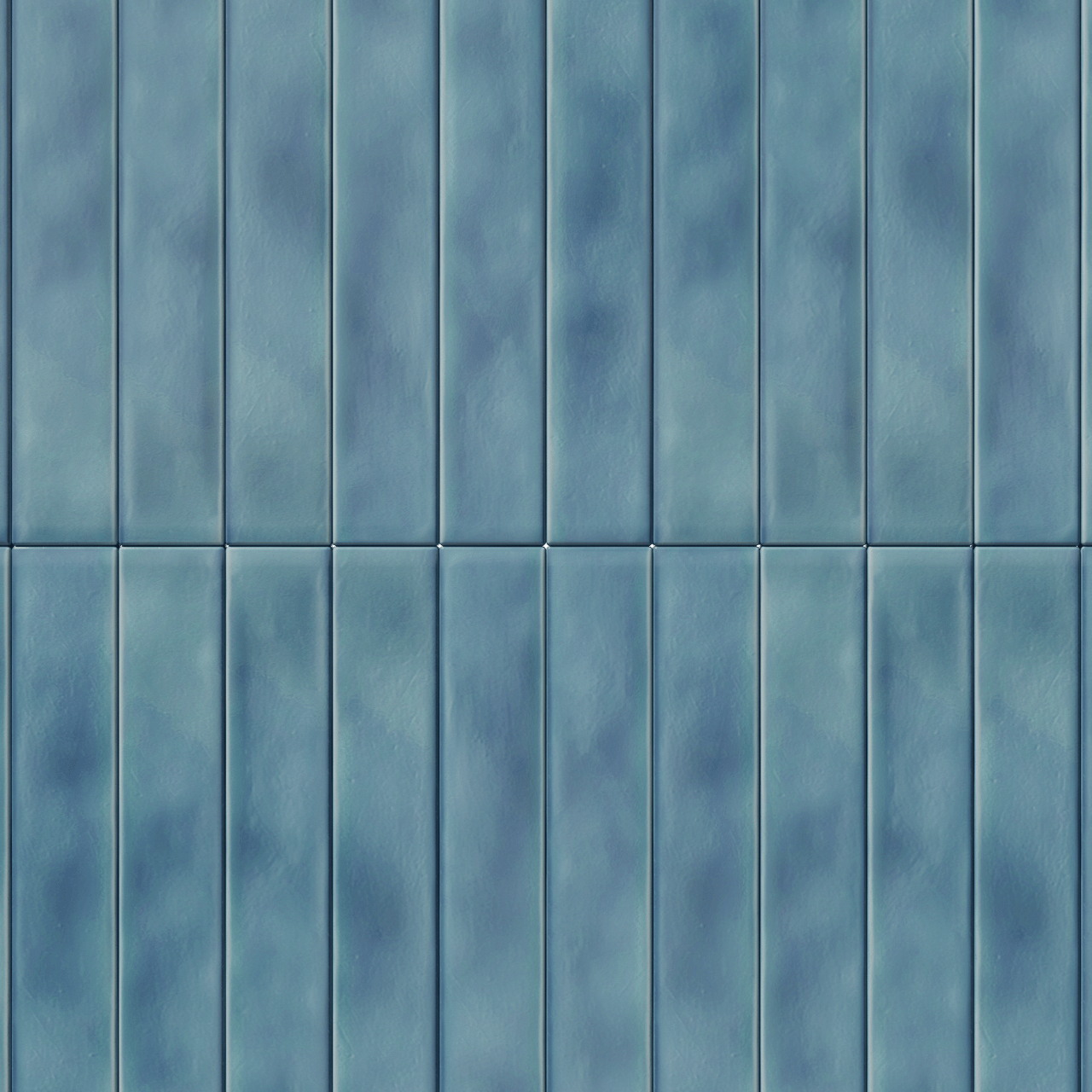 Carruzo Rio keramische wandtegels 24 stuks 5x50cm Aqua