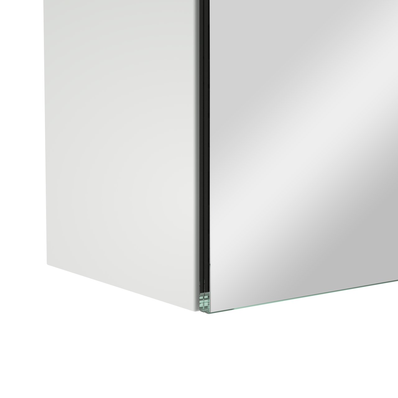 Storke Reflecta Spiegelschrank Bad: 85 x 75 cm, Weiß matt