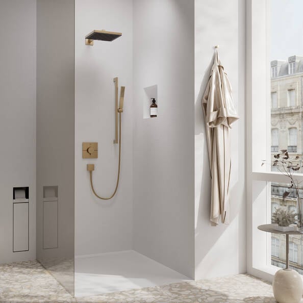 Hansgrohe bras de douche Pulsify E 39 cm Brushed Bronze