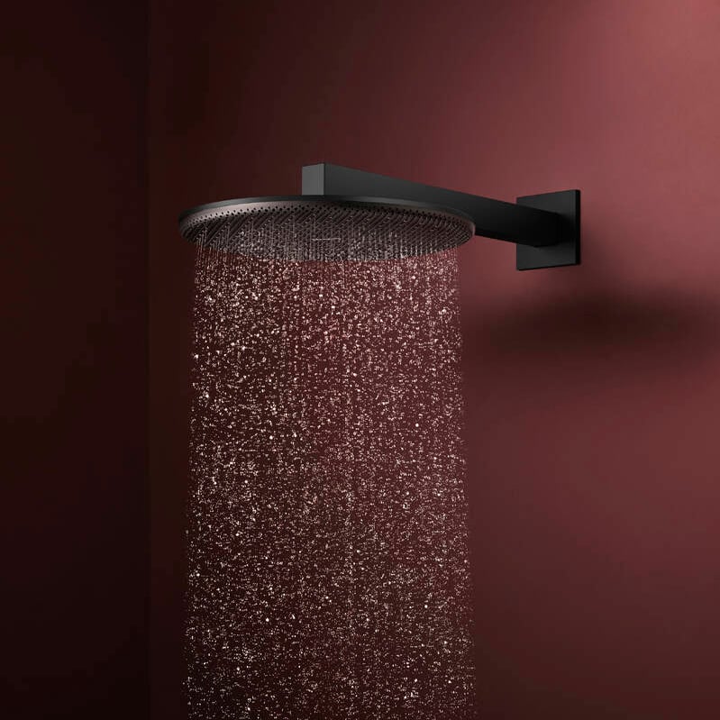 Hansgrohe Raindance Select Alive S Tête de douche ronde, 1 jet, Ø30cm noir mat