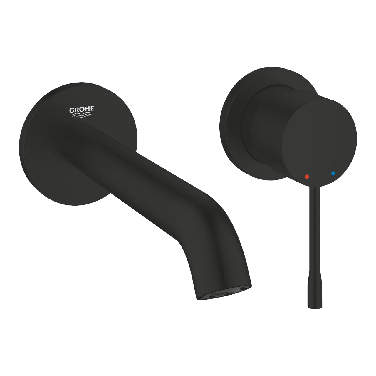 Grohe Essence Unterputz-Waschbecken Armatur: Schwarz matt