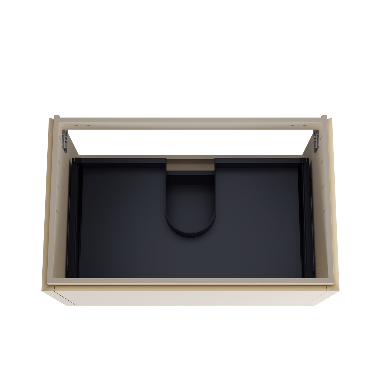 Balmani Eclips hängendes möbelstück Waschtischunterschränke 90 x 55 cm Sandbeige 2 Schubladen