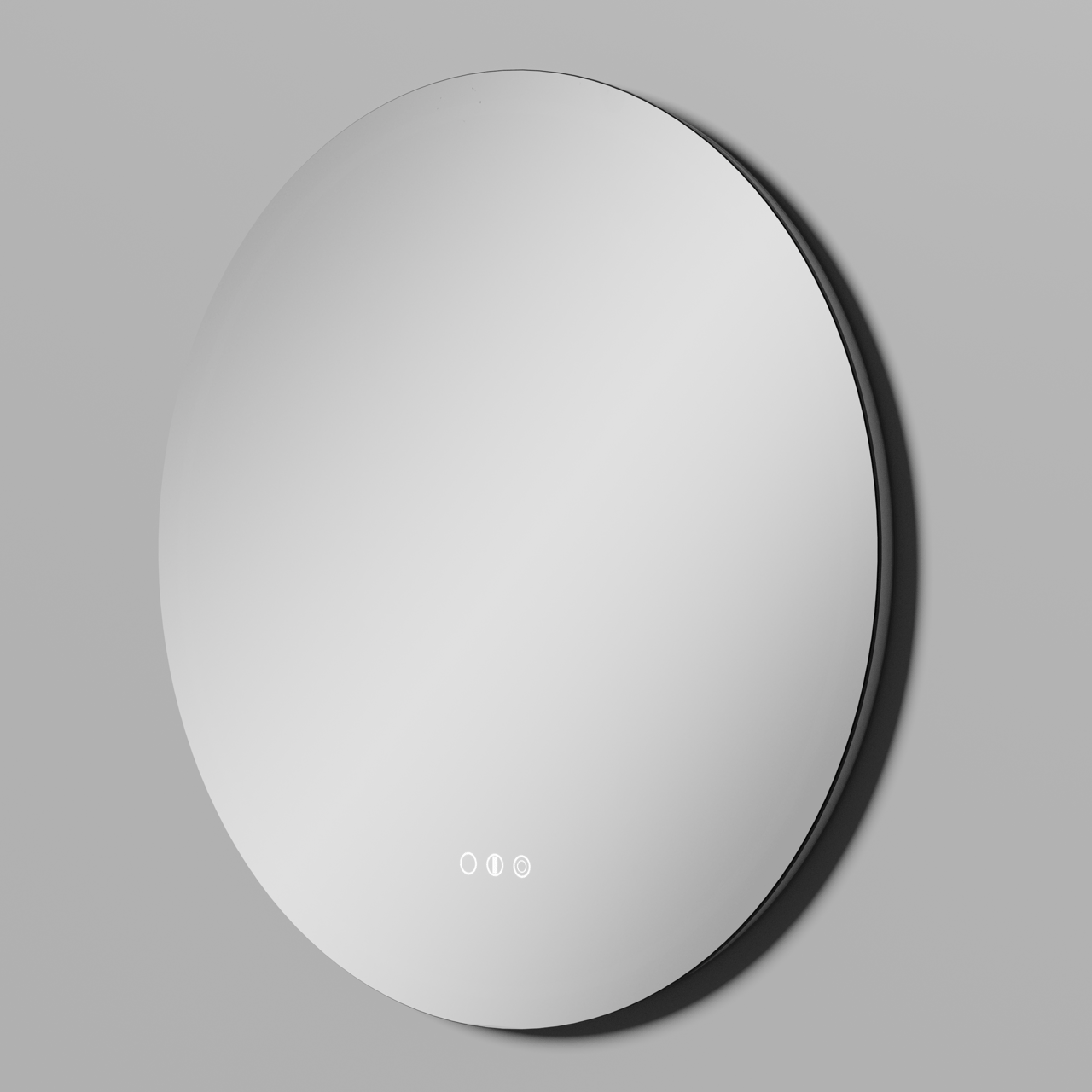 Balmani Ghost Touch rond badkamerspiegel Ø 70 cm met spiegelverlichting en anti-damp