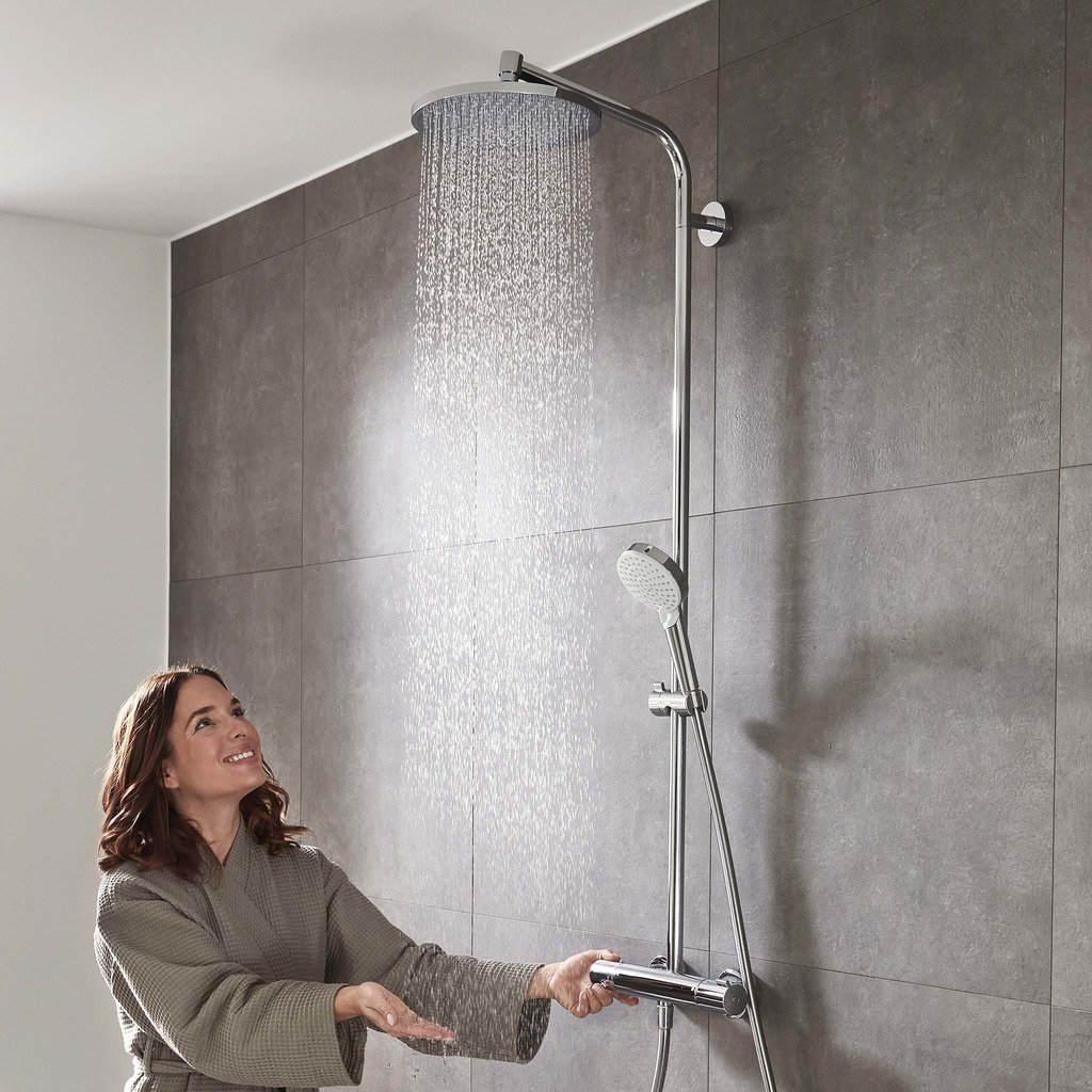 Hansgrohe Ecostat 1001 CL muurmontage opbouw thermostatische badkraan Glanzend Chroom