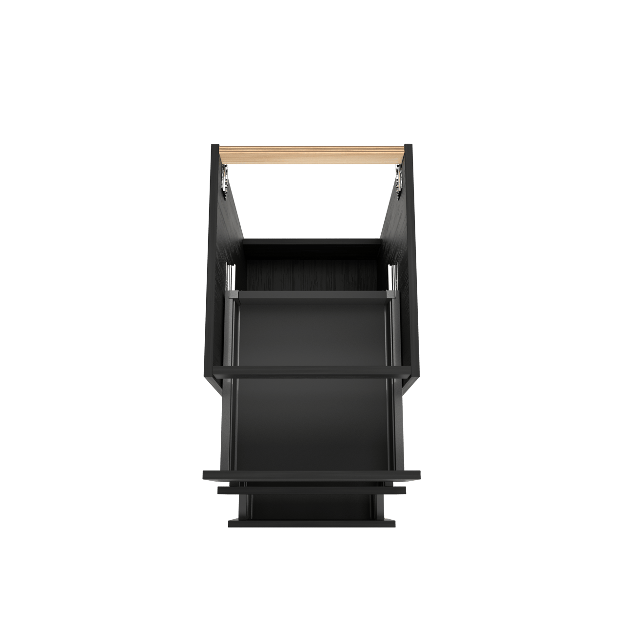 Balmani Lucida meuble sous-lavabo a poser 45 x 55 cm chêne noir 3 tiroirs